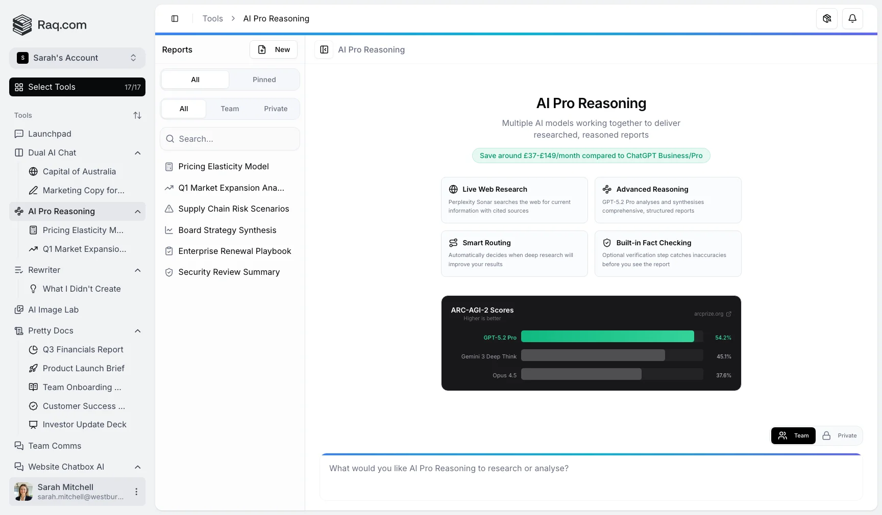 Gemini 3.1 Pro and ARC-AGI 2: Available in AI Pro Reasoning