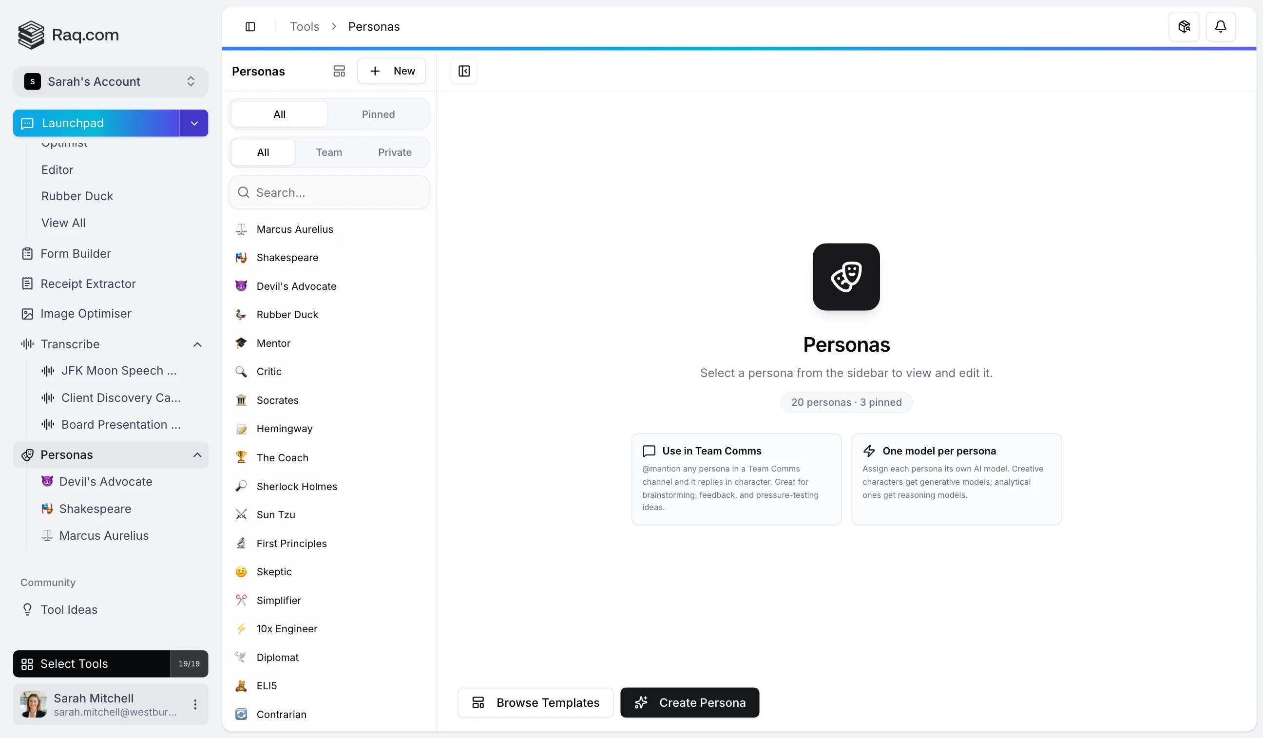 Personas: @mention Devil's Advocate in Your Next Meeting