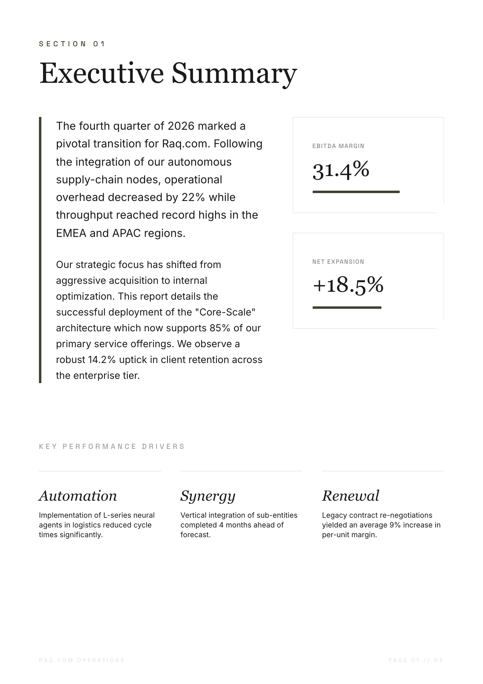 Modern Minimalist Document - Page 2