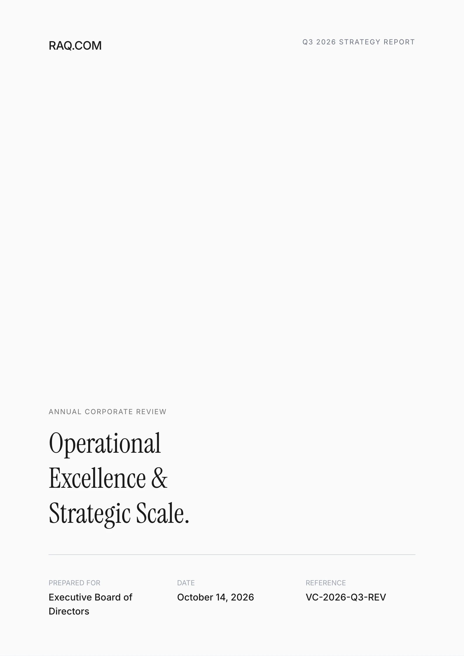 Modern Minimalist Document 5