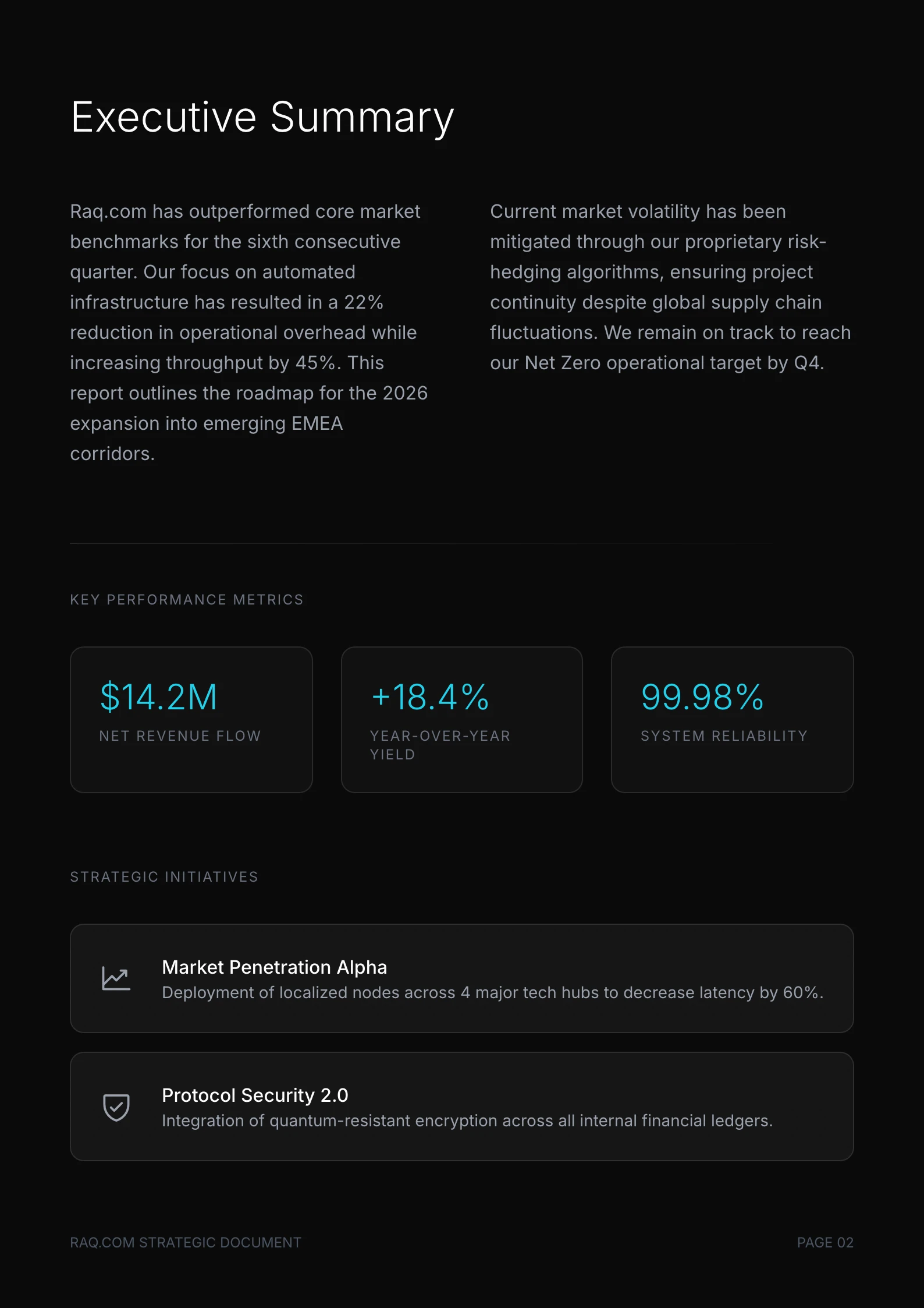 Modern Minimalist Executive 4 - Page 2